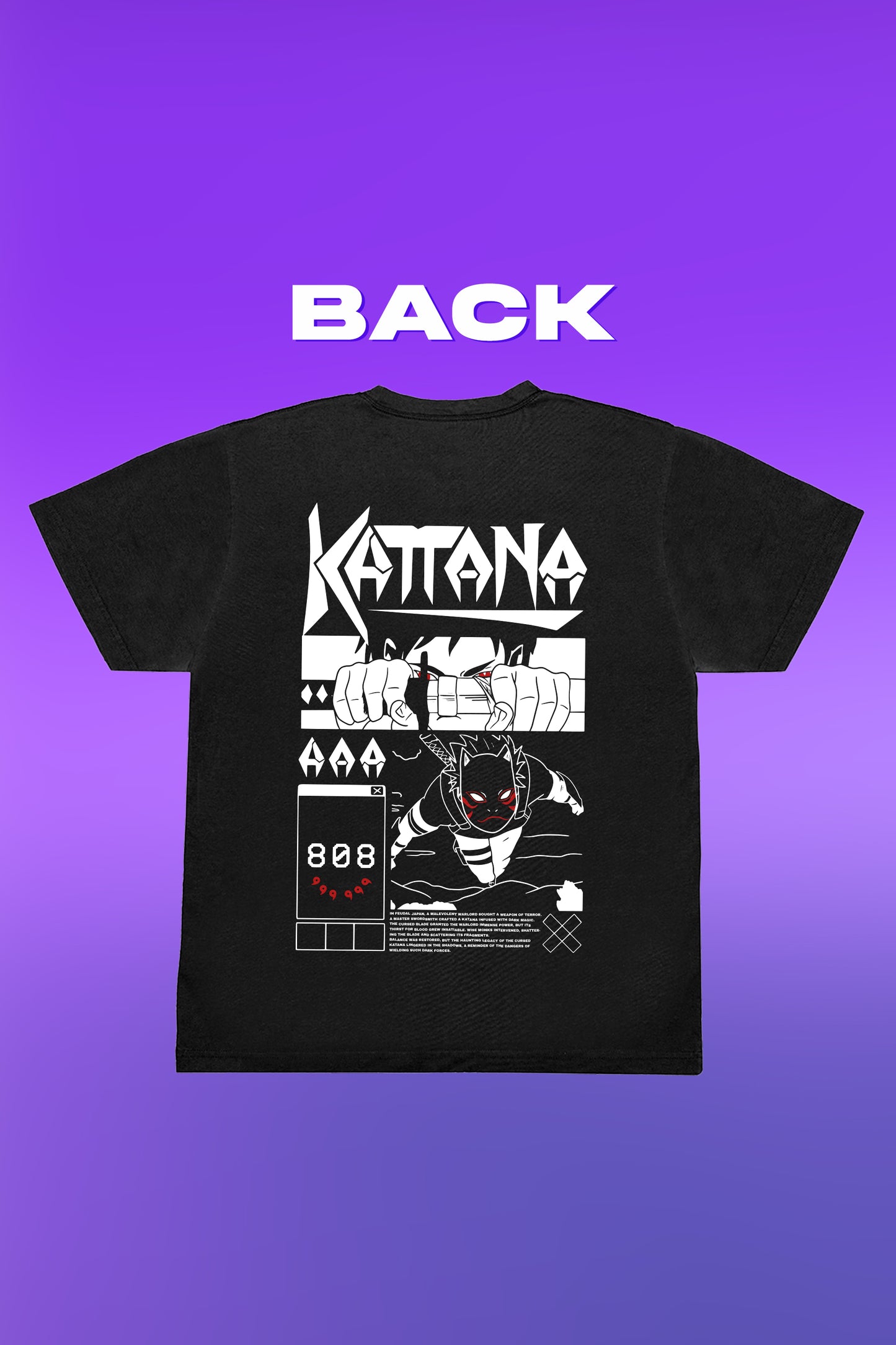 KATTANA MERCH - OVERSIZED T-SHIRT